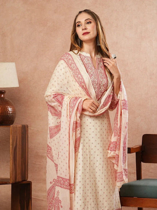 Ethnic Mirror Kurta Set - shoproohani
