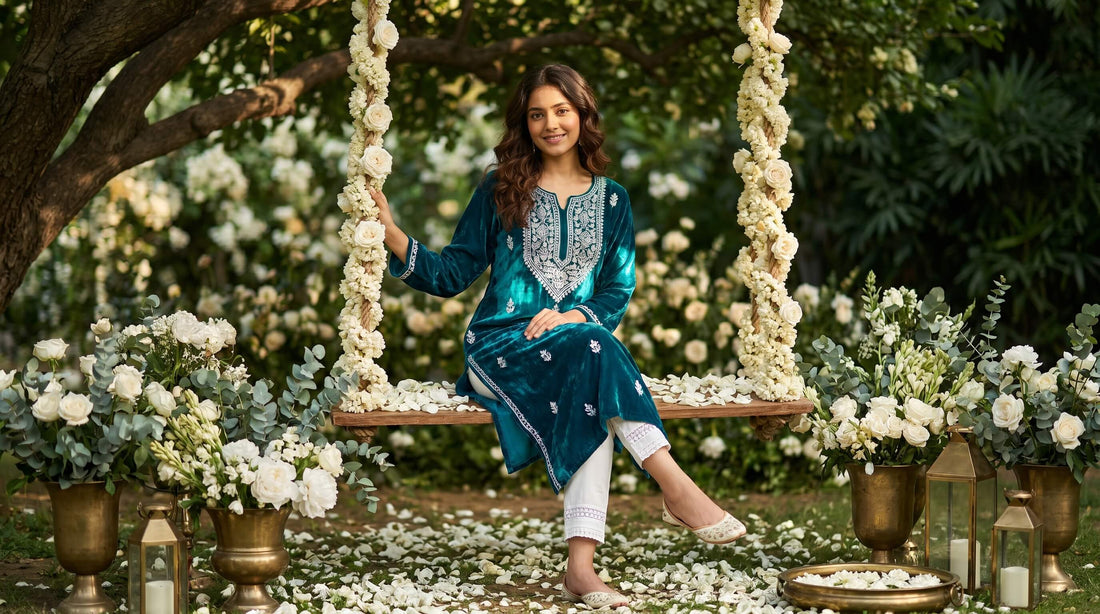 Chikankari Cotton Kurti: How to Identify Genuine Handwork — and Why It Matters Before You Buy - shoproohani
