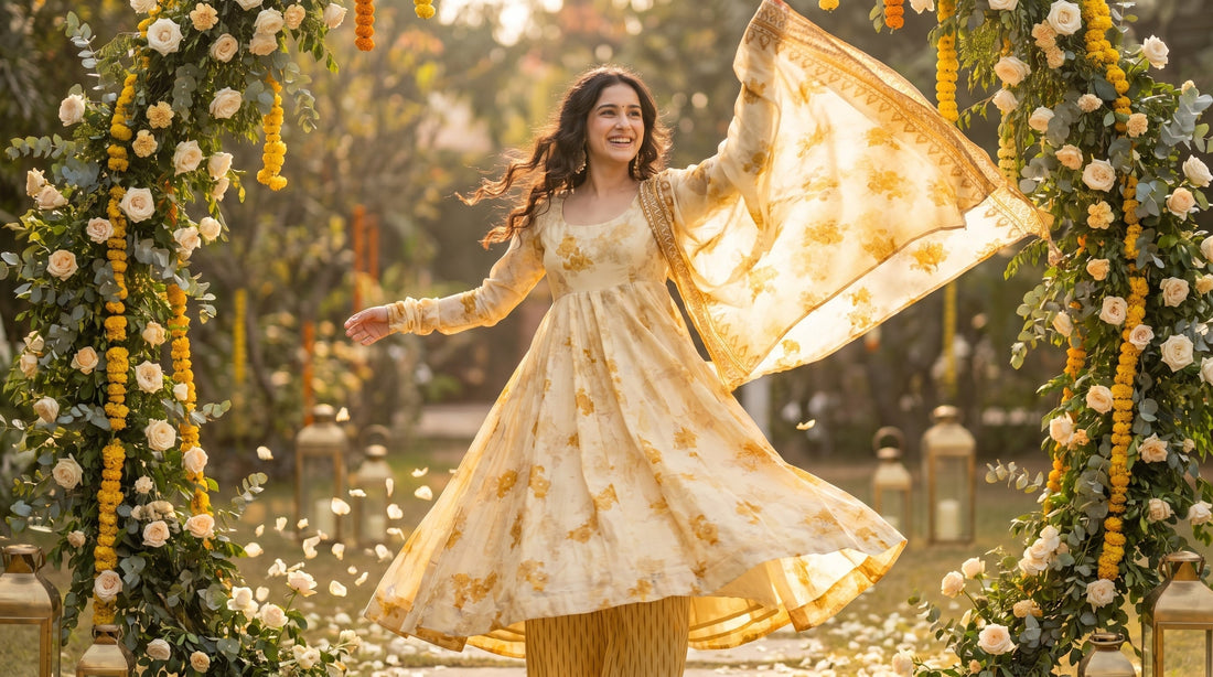 Haldi Dress for Women — What to Wear, What to Avoid, and Why It Matters - shoproohani